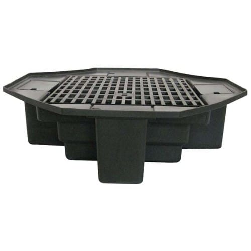 CAD Drawings EasyPro Pond Products Eco-Series® 40" Lightweight Sturdi-Basin with Bench Grating (FBL40)
