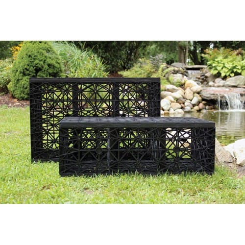 CAD Drawings EasyPro Pond Products High Strength Res-Cube 1/2 cube – 9 1/2" H x 16" W x 27" L *sold in pairs ONLY* (HSC22)