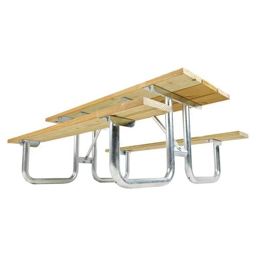 Outpost Table Outpost Wood Picnic Table, Rectangular - Barco Products - CADdetails