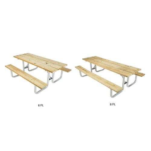 Outpost Table Outpost Wood Picnic Table, Rectangular - Barco Products - CADdetails