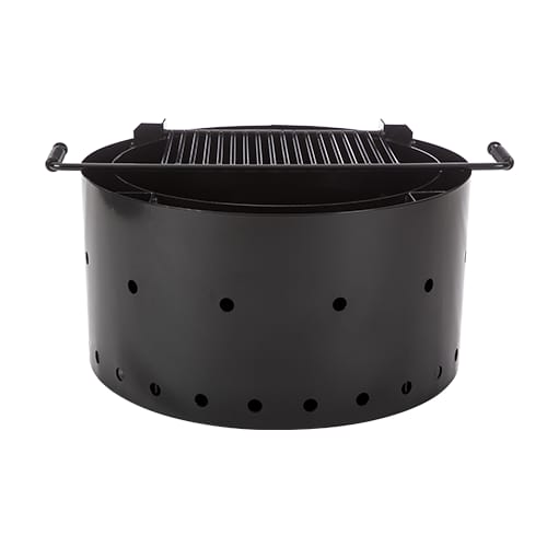 Non Adjustable Double Wall Fire Ring - CADdetails