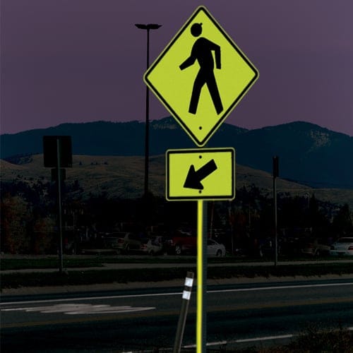 CAD Drawings CADdetails Sign Post Reflectors