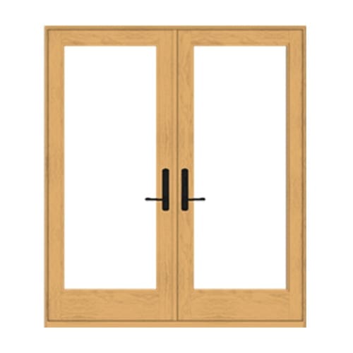 CAD Drawings BIM Models Andersen Windows & Doors 400 Series: Frenchwood Hinged Patio Doors