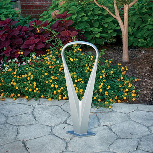 Allure Bike Rack - Cultured Stone - CADdetails