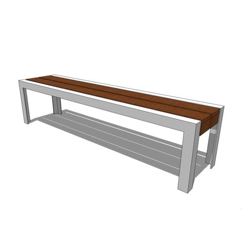CAD Drawings BIM Models Maglin Site Furniture Inc. MBE-1050 (MLB1050)