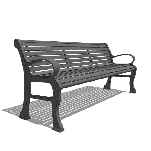 CAD Drawings BIM Models Maglin Site Furniture Inc. MBE-0300-00026 (MLB300-MH)