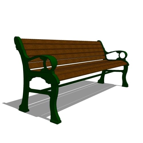 CAD Drawings BIM Models Maglin Site Furniture Inc. MBE-0310-00104 (MLB310-W)