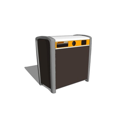 CAD Drawings BIM Models Maglin Site Furniture Inc. MRR-1400-00009 (MRC1403-MS-FG)